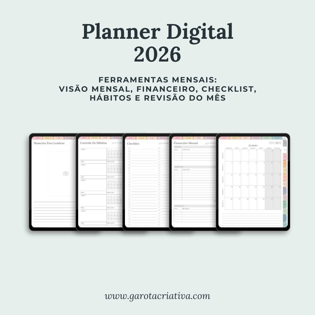 15 Planner Digital 2026 Mes